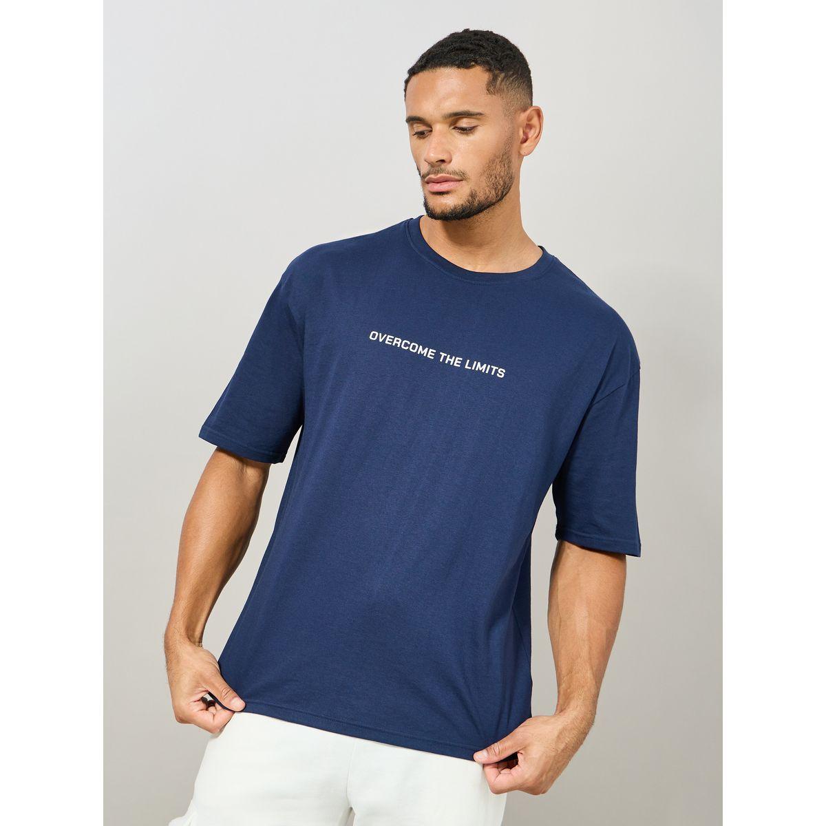 Styli Active Cotton Rich Front & Back Print Oversized Athleisure T-Shirt-men-clothing-sportswearandactivewear-tshirtsandpolos-image-3