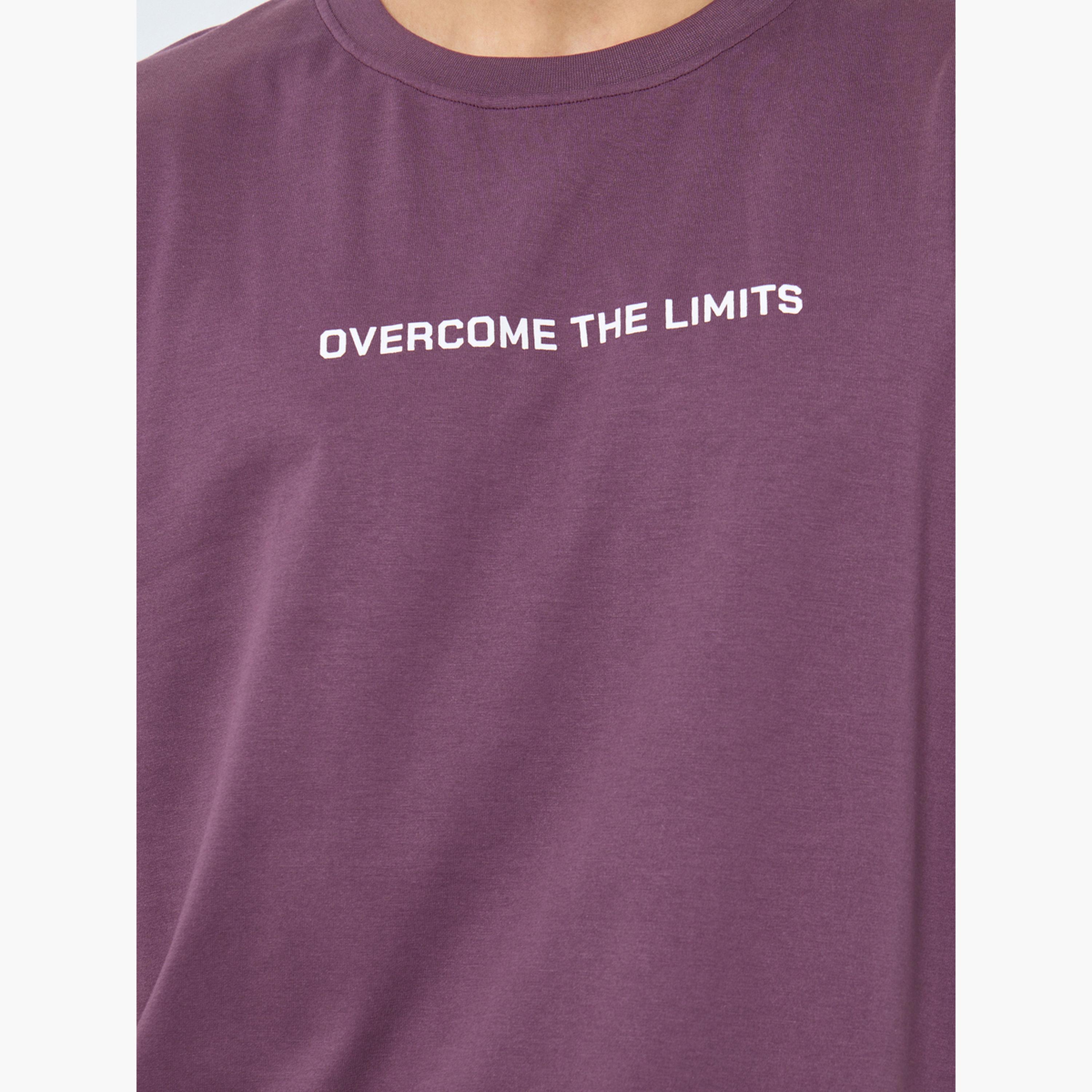 Styli Cotton Rich Oversized Athleisure T-Shirt-men-clothing-sportswearandactivewear-tshirtsandpolos-image-4