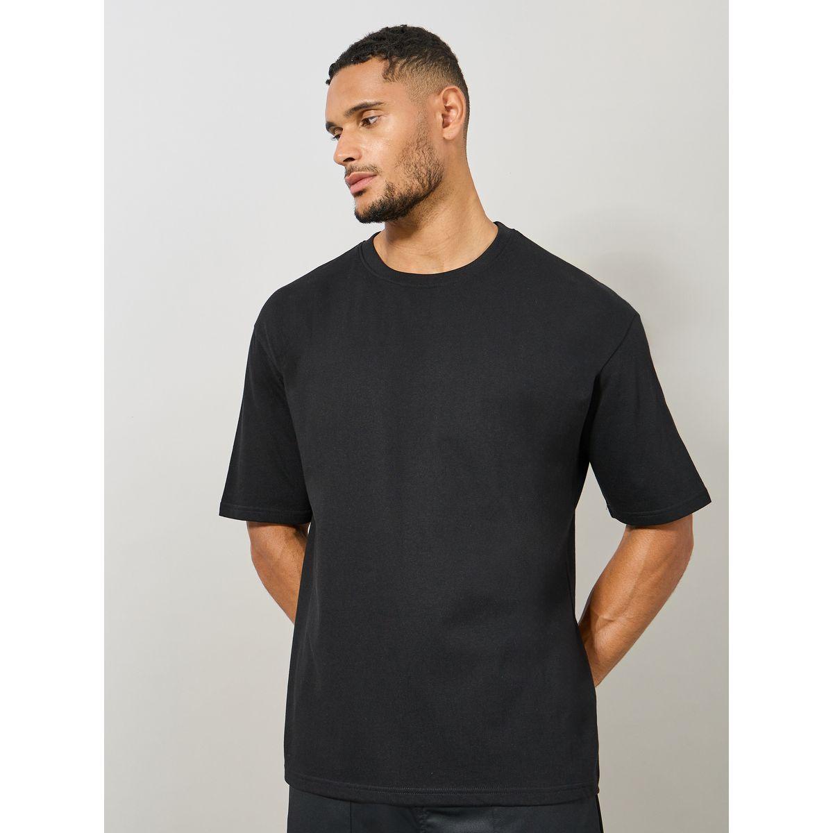تيشيرت قطن فضفاض بطبعة على الظهر-men-clothing-sportswearandactivewear-tshirtsandpolos-image-3