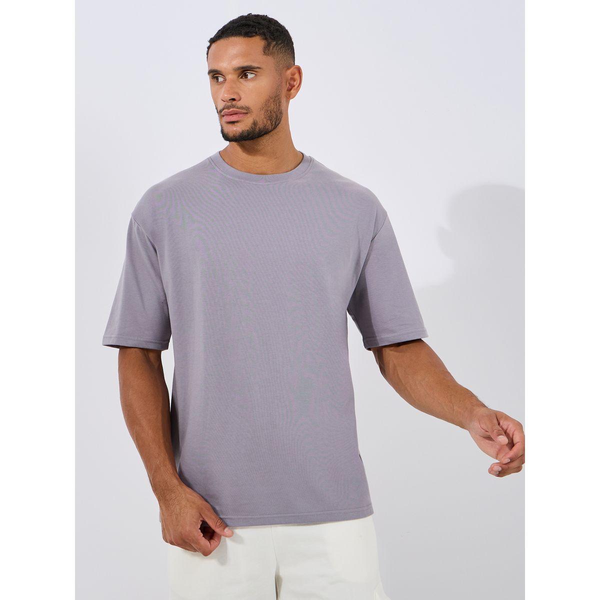 Styli Active Cotton Rich Back Print Oversized Athleisure T-Shirt-men-clothing-sportswearandactivewear-tshirtsandpolos-image-3