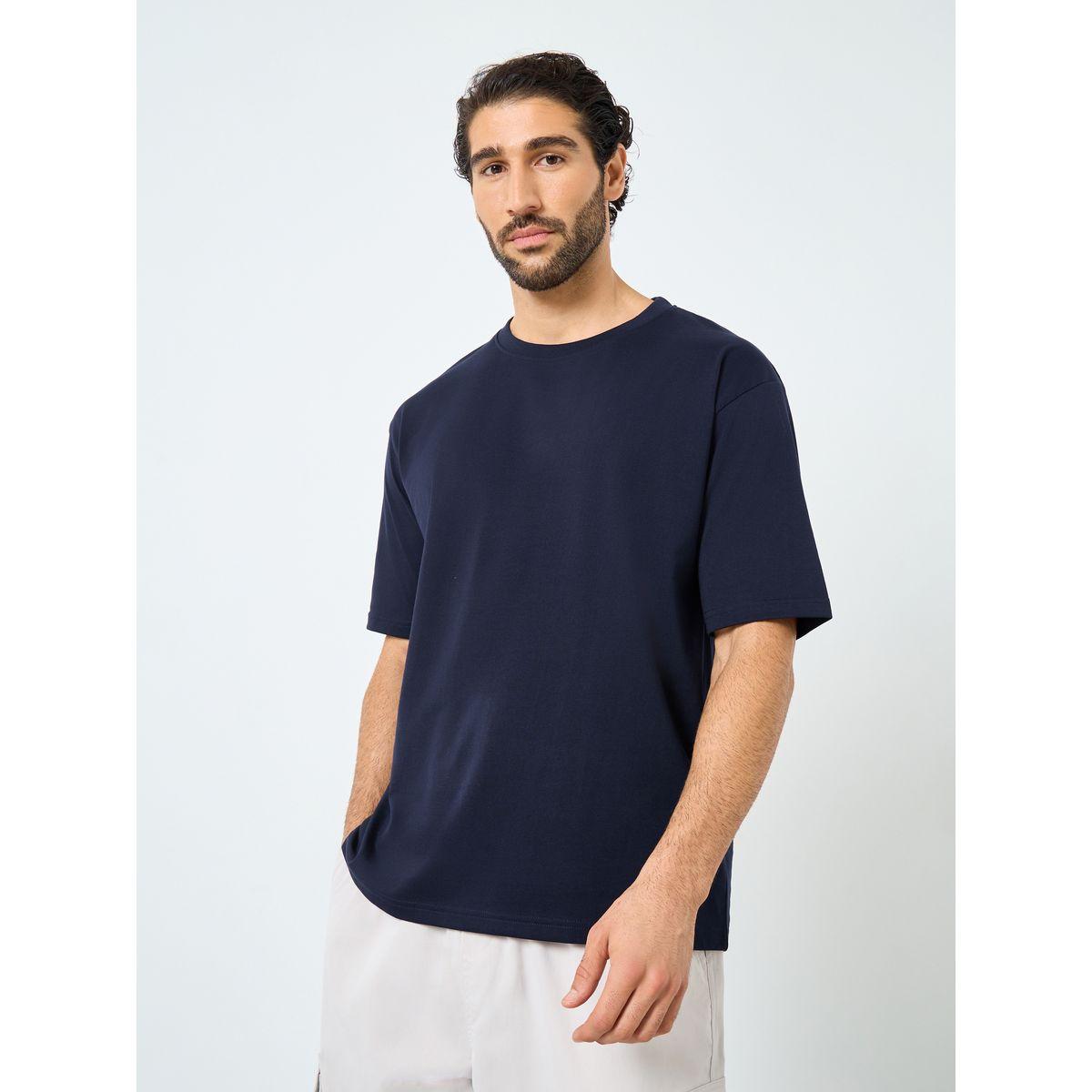 Styli Cotton Rich Back Print Oversized Athleisure T-Shirt-men-clothing-sportswearandactivewear-tshirtsandpolos-image-3