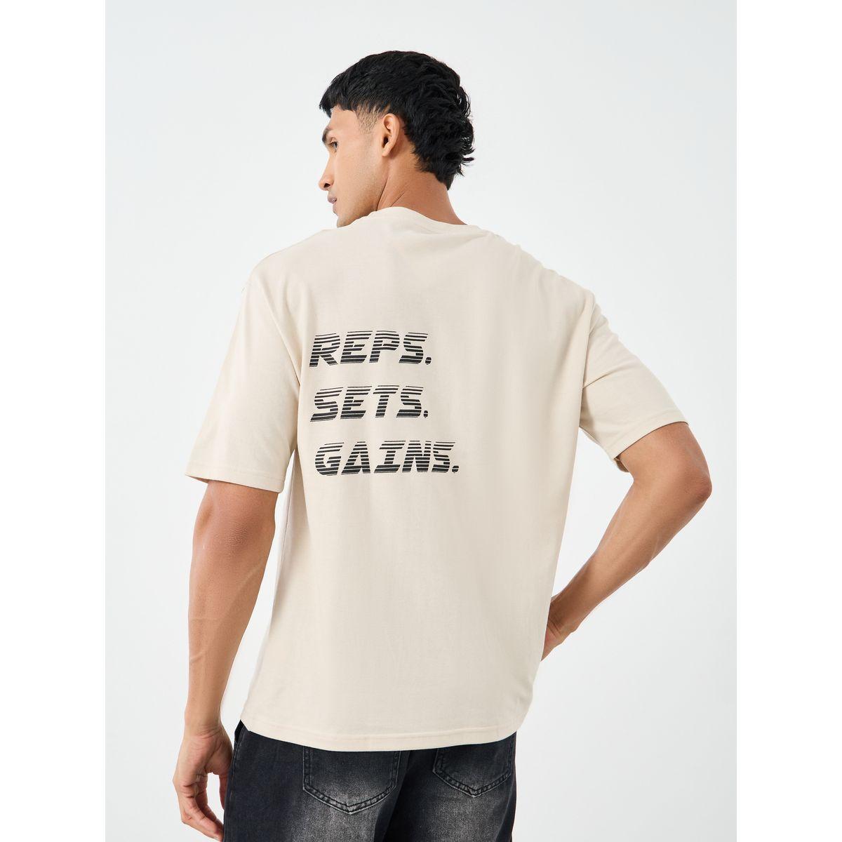 Styli Cotton Rich Back Print Oversized Athleisure T-Shirt-men-clothing-sportswearandactivewear-tshirtsandpolos-image-1