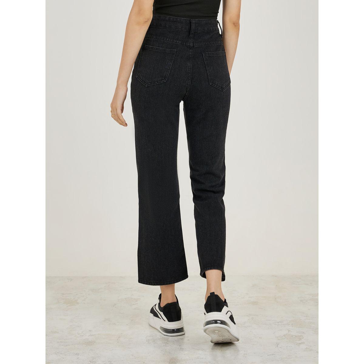 جينز قصير بارجل مستقيمة مع خياطة-women-clothing-bottoms-jeans-image-4