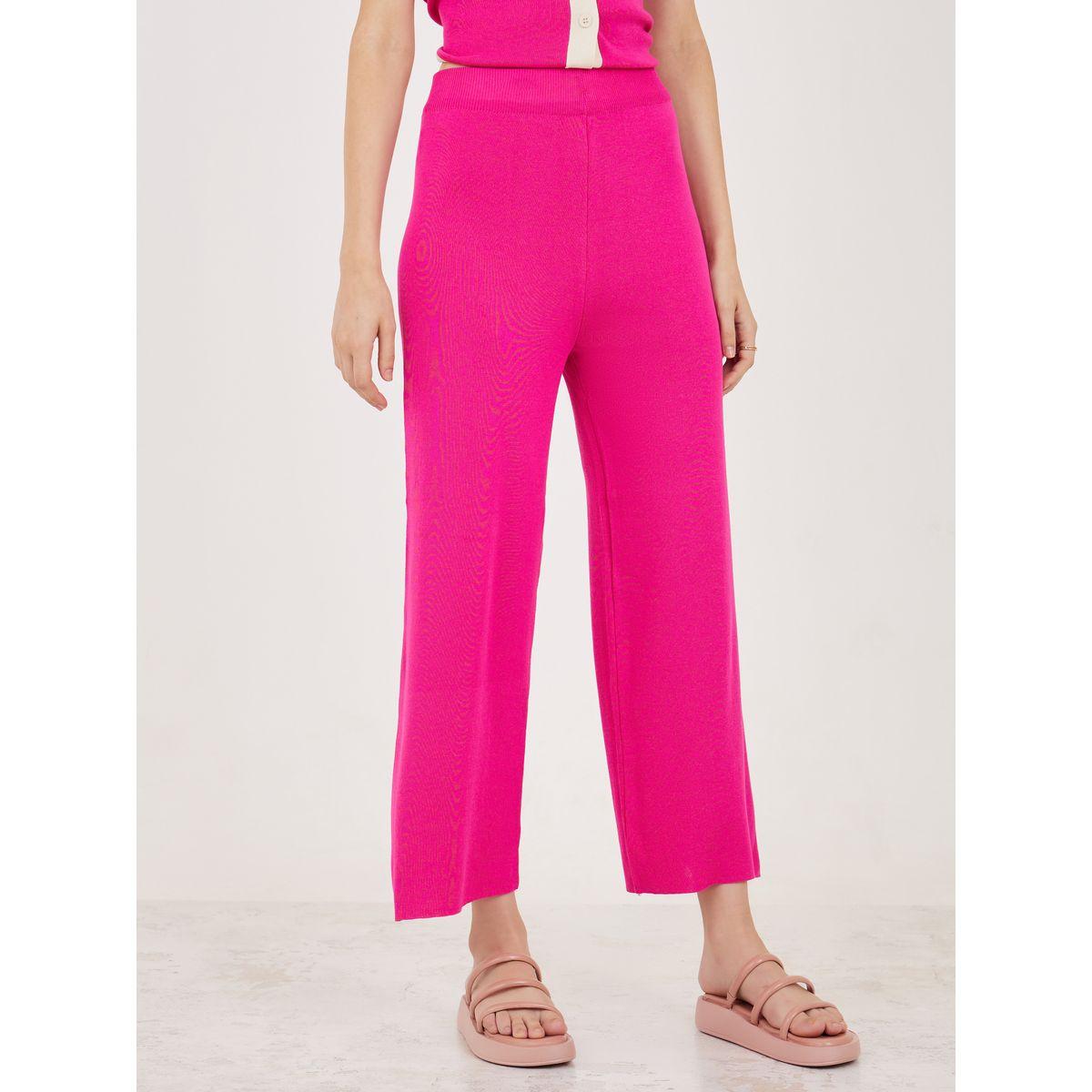 Styli Colorblock Knit Top & Straight Leg Ankle Length Pants Co-Ords-women-clothing-coordsets-image-5