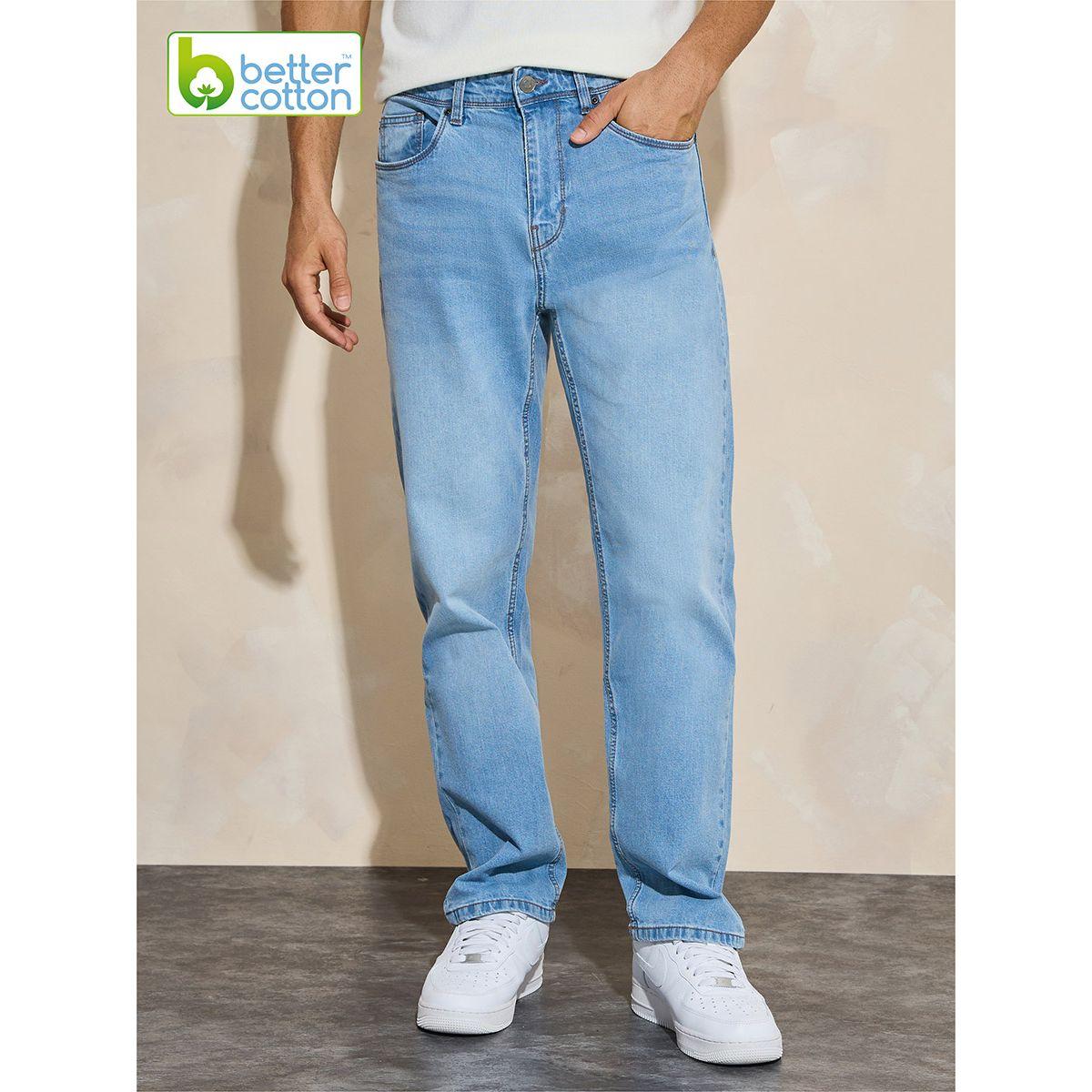 جينز قطن قابل للتمدد مع قصة مريحة وجيوب-men-clothing-bottoms-jeans-image-1