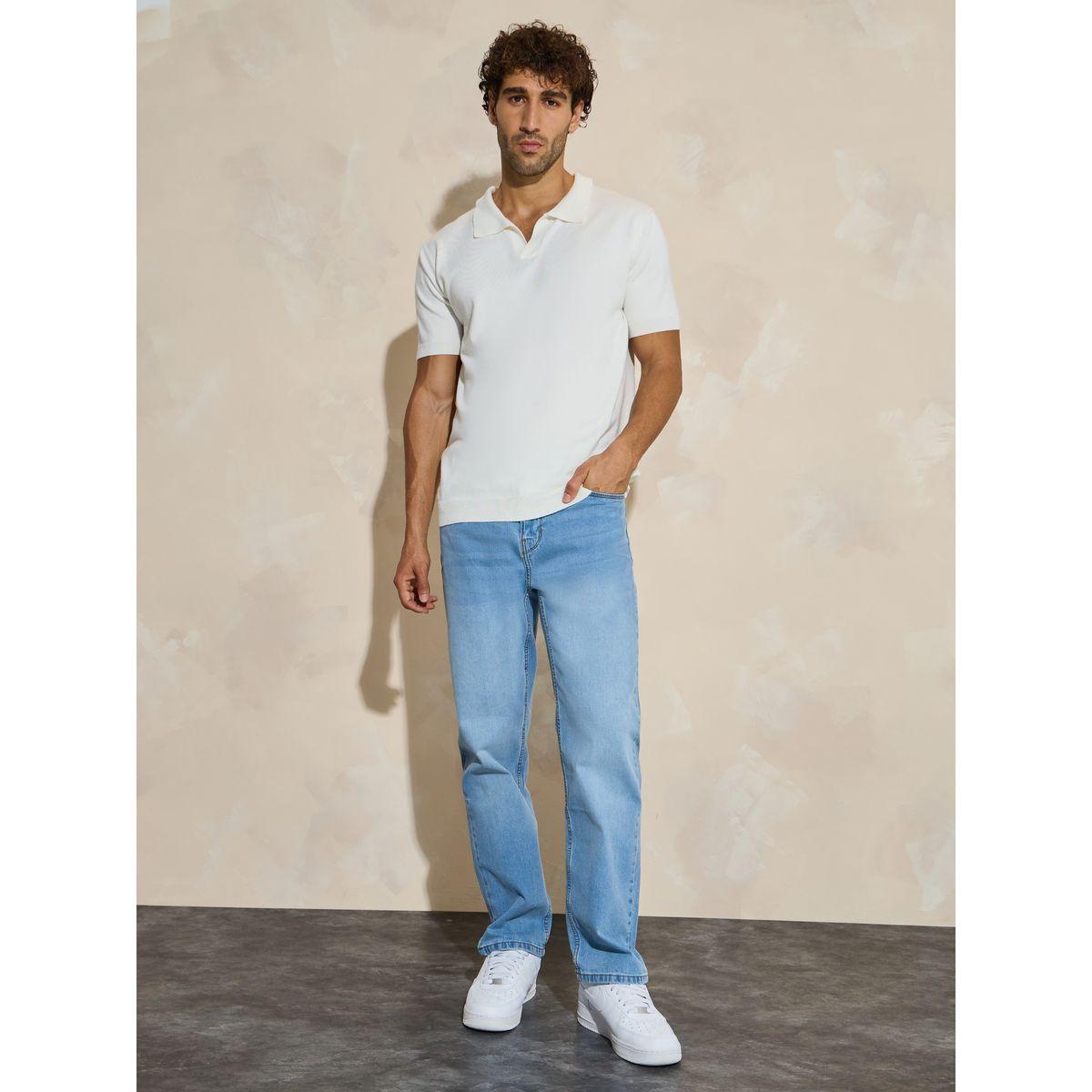 جينز قطن قابل للتمدد مع قصة مريحة وجيوب-men-clothing-bottoms-jeans-image-2