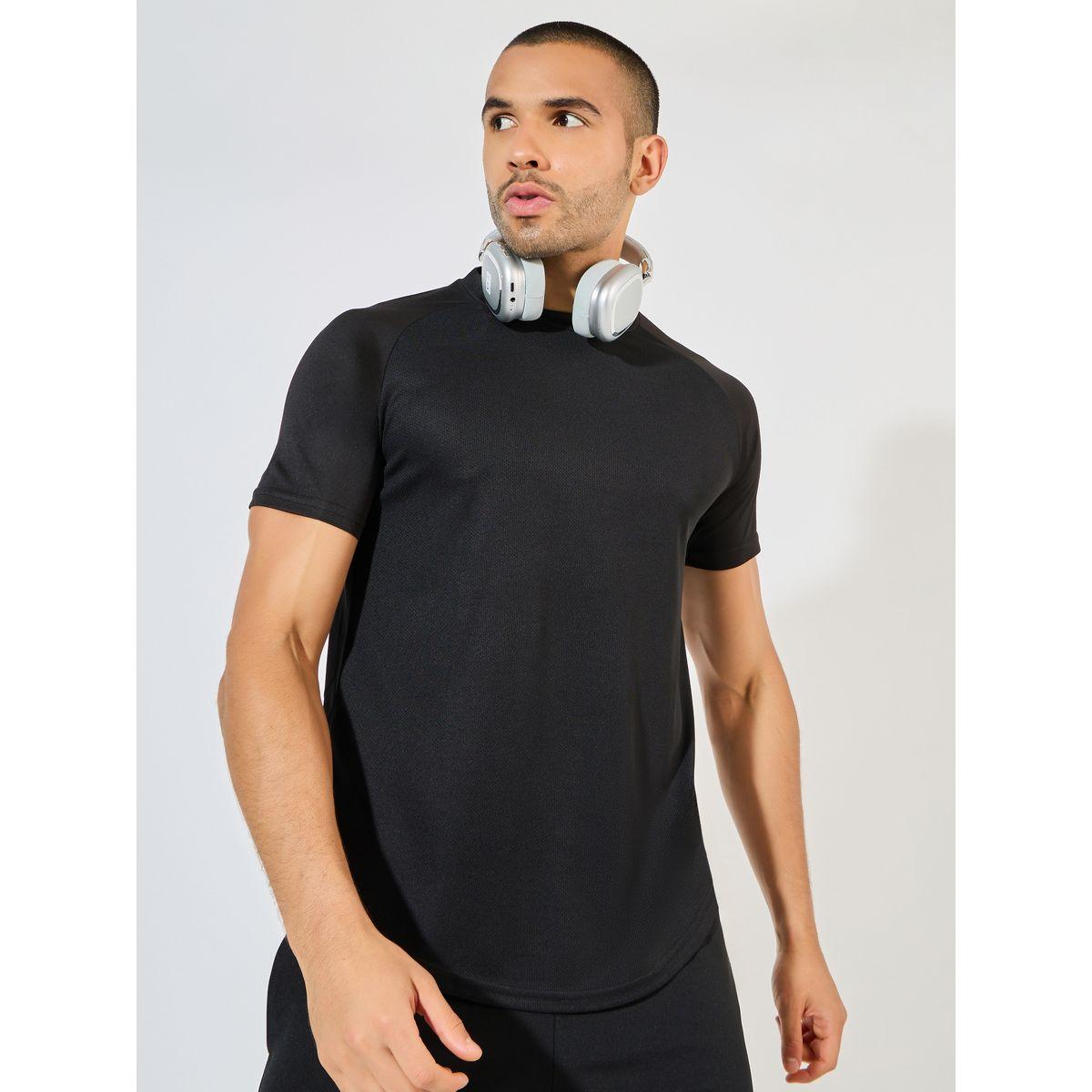 Styli Active Solid Raglan Sleeve Training Mesh T-Shirt with U Hem-men-clothing-sportswearandactivewear-tshirtsandpolos-image-1