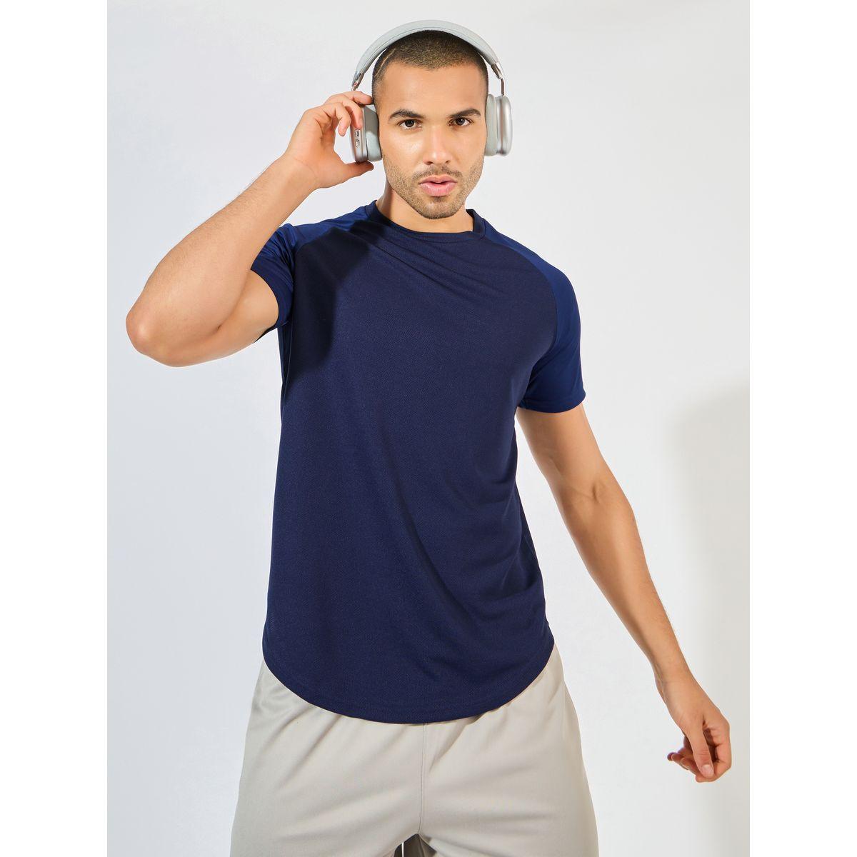 Styli Active Solid Raglan Sleeve Training Mesh T-Shirt with U Hem-men-clothing-sportswearandactivewear-tshirtsandpolos-image-1
