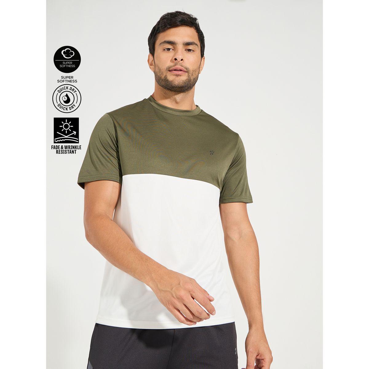 Styli Active Super Soft Short Sleeve Color Block Training T-Shirt-men-clothing-sportswearandactivewear-tshirtsandpolos-image-1