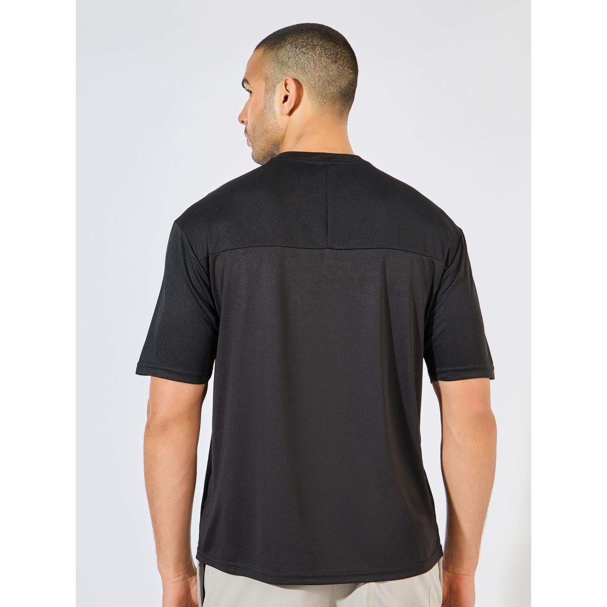 Styli Active Oversized Breathable Mesh Yoke Training T-Shirt-men-clothing-sportswearandactivewear-tshirtsandpolos-image-4