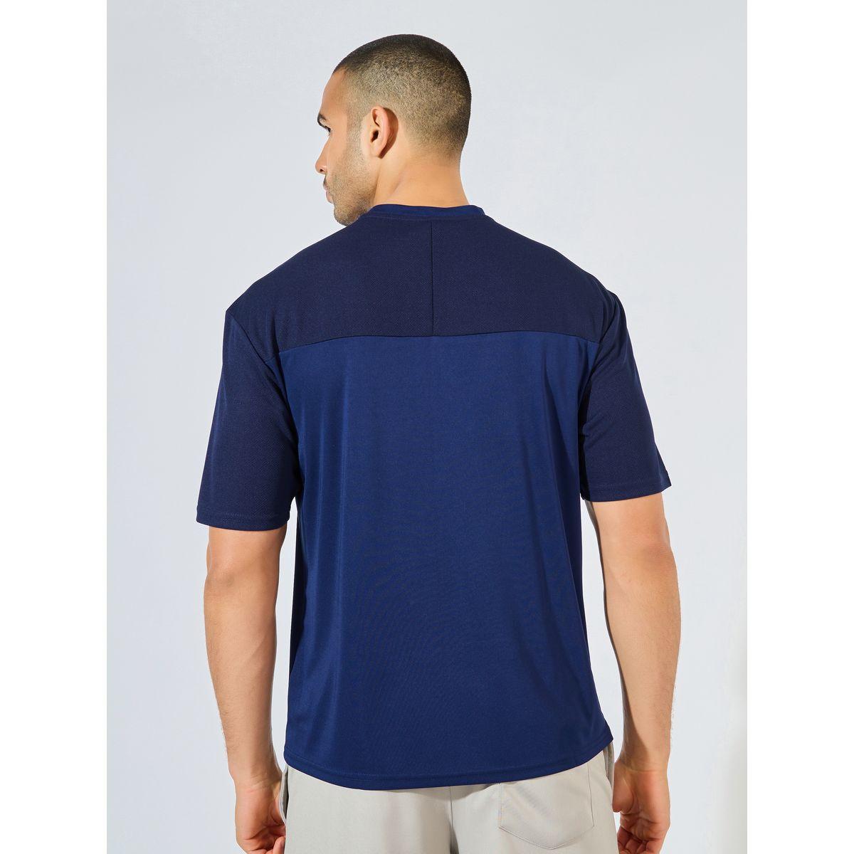 Styli Active Oversized Breathable Mesh Yoke Training T-Shirt-men-clothing-sportswearandactivewear-tshirtsandpolos-image-5