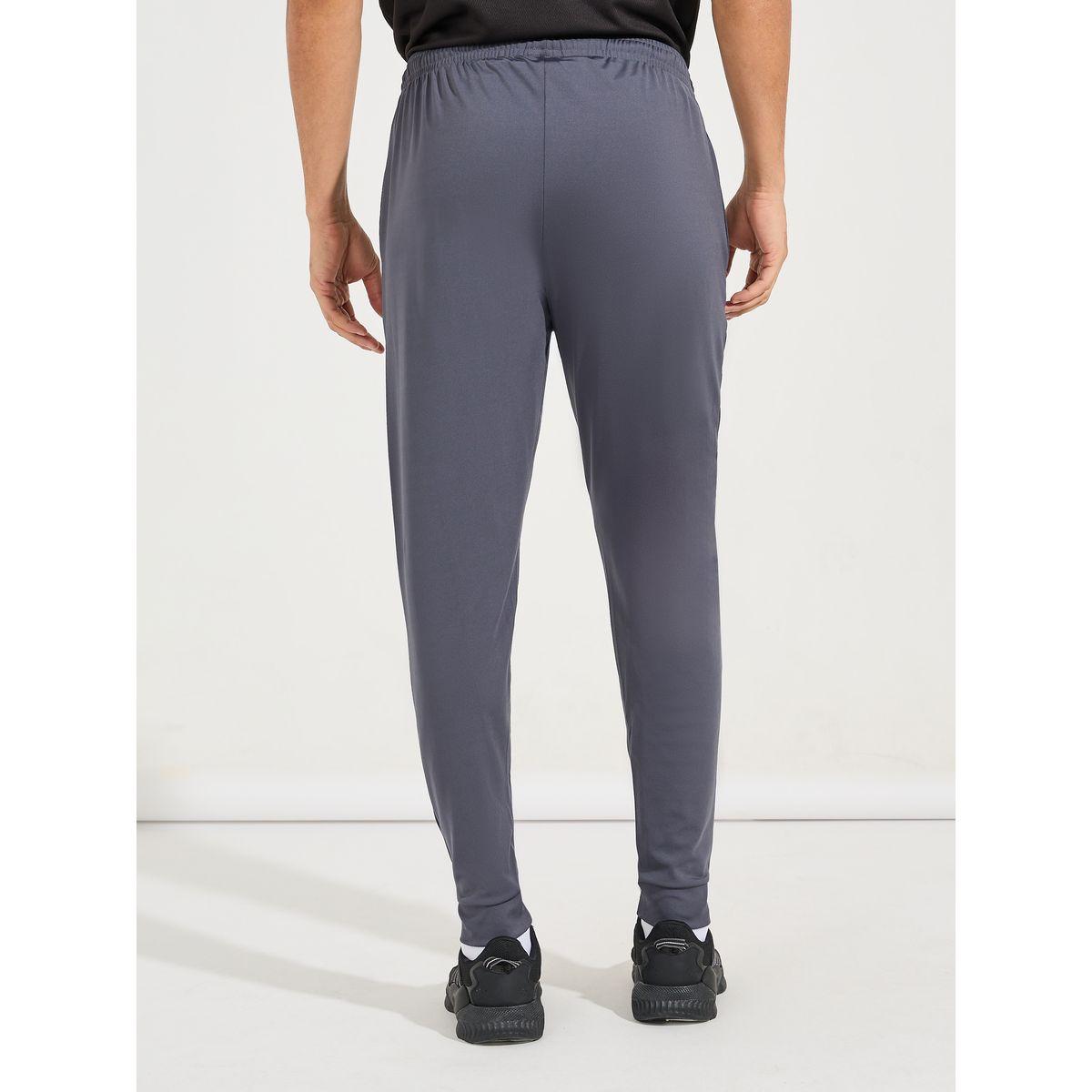 Styli Active Solid Knit Contrast Panel Tapered Trackpants-men-clothing-sportswearandactivewear-bottoms-image-4