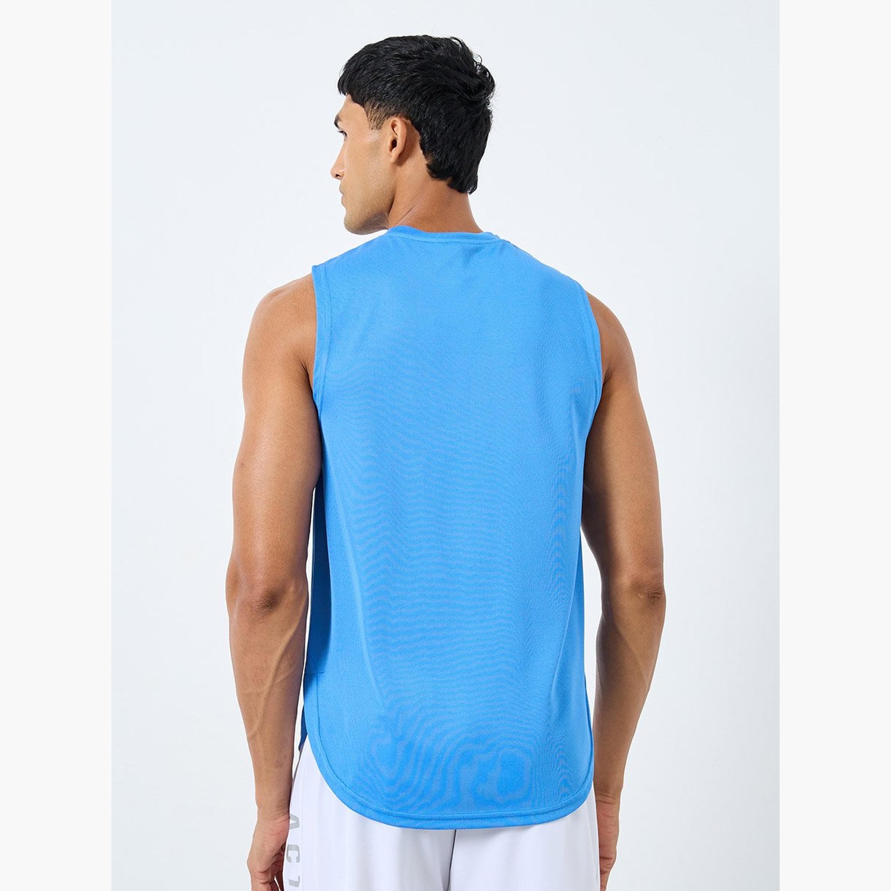 Styli Breathable Knit Mesh Tank with Side Slit-men-clothing-sportswearandactivewear-tshirtsandpolos-image-4