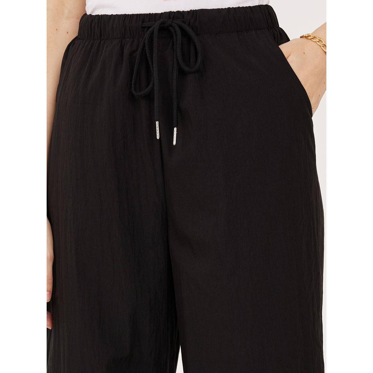 بنطال سادة بارجل مستقيمة ورباط خصر-women-clothing-bottoms-trousers-image-2