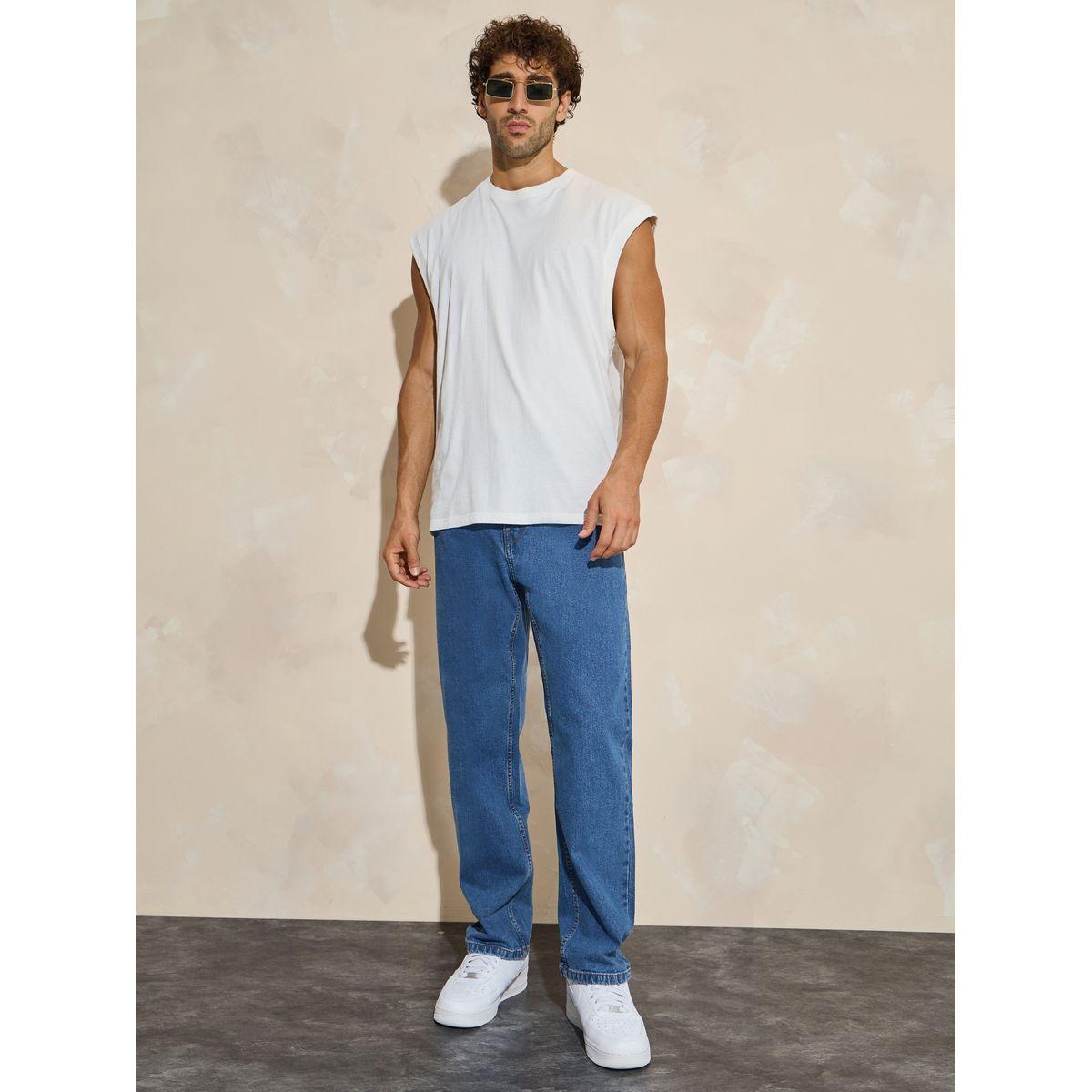 جينز قطن قابل للتمدد مع قصة مريحة وجيوب-men-clothing-bottoms-jeans-image-2