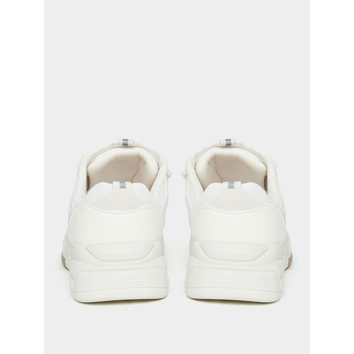 Styli Contrast Panel Casual Lace-Up Shoes-women-shoes-loafersandmoccasins-image-3