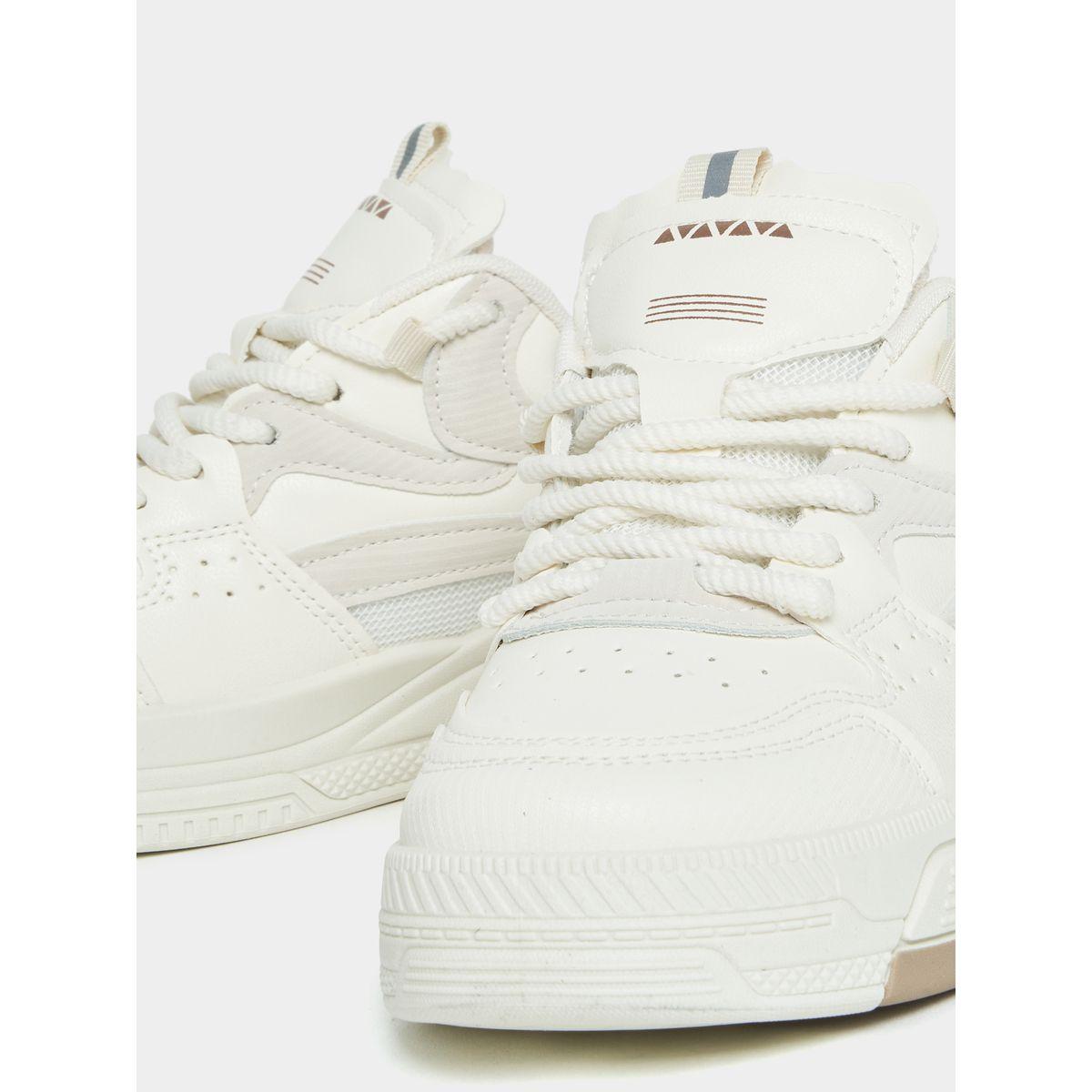 Styli Contrast Panel Casual Lace-Up Shoes-women-shoes-loafersandmoccasins-image-4