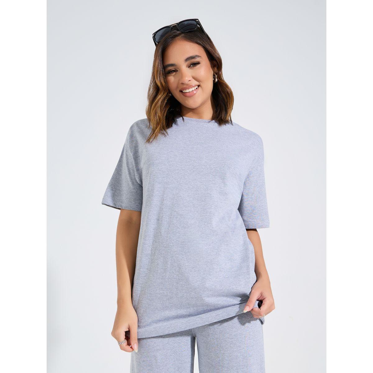 جوغر بارجل مستقيمة مع تيشيرت طويل بقصة فضفاضة-women-clothing-coordsets-image-2