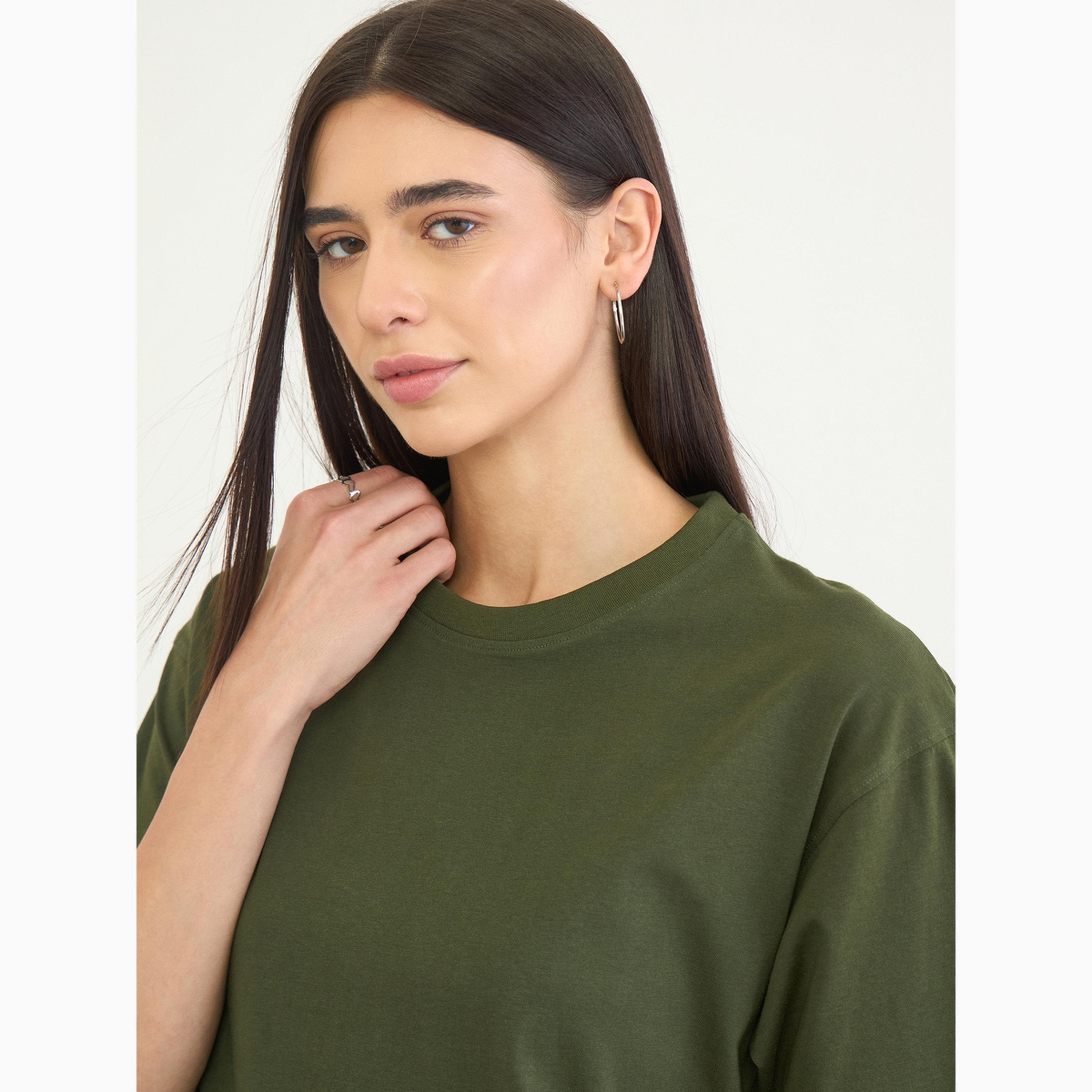 Styli Oversized T-Shirt and Wide Leg Joggers Co-Ords-women-clothing-coordsets-image-6
