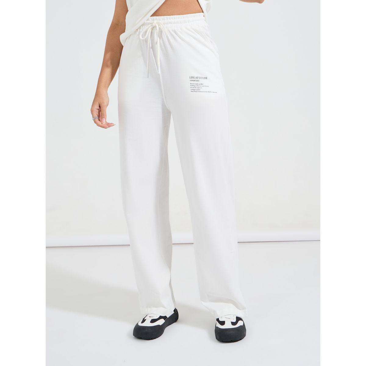 جوغر بارجل واسعة مع تيشيرت بياقة بولو-women-clothing-coordsets-image-5