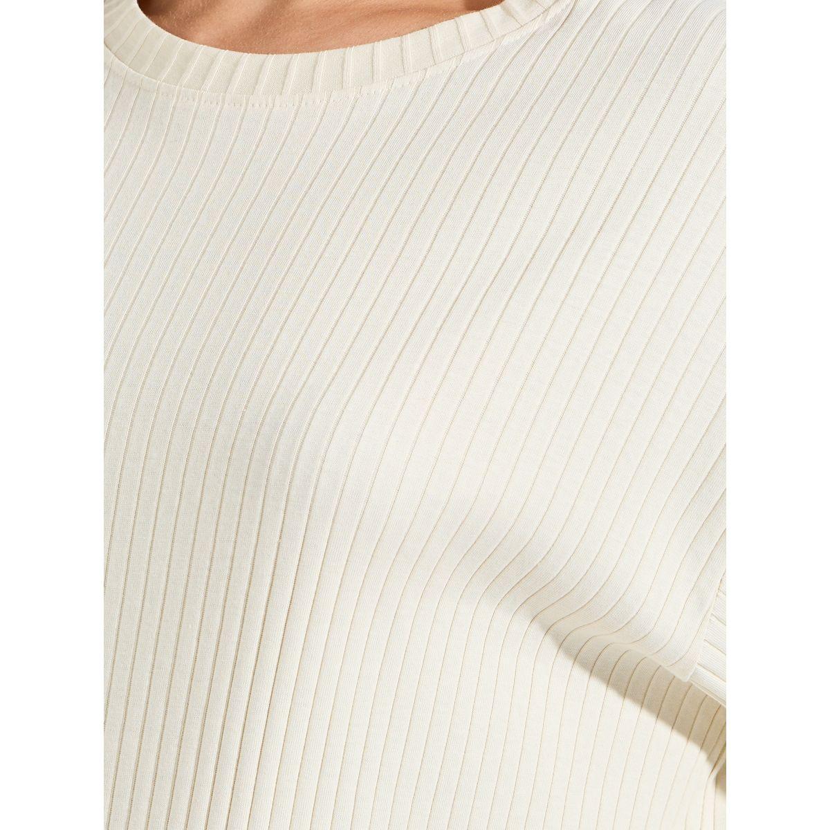 Styli Oversized Ribbed T-Shirt & Ankle Length Leggings Co-Ord Set-women-clothing-coordsets-image-4