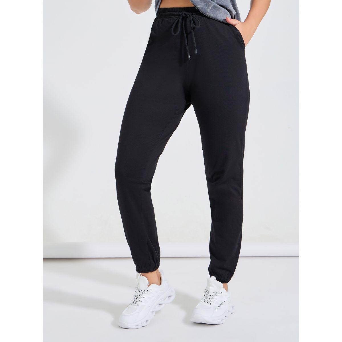 Styli Acid Wash T-Shirt with Joggers Co-Ord Set-women-clothing-coordsets-image-4