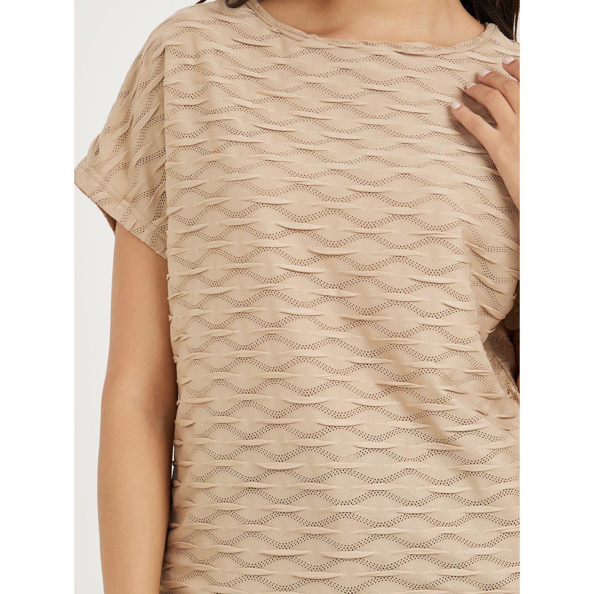 Styli Textured Round Neck Knit Top-women-clothing-shirtsandblouses-blouses-image-4