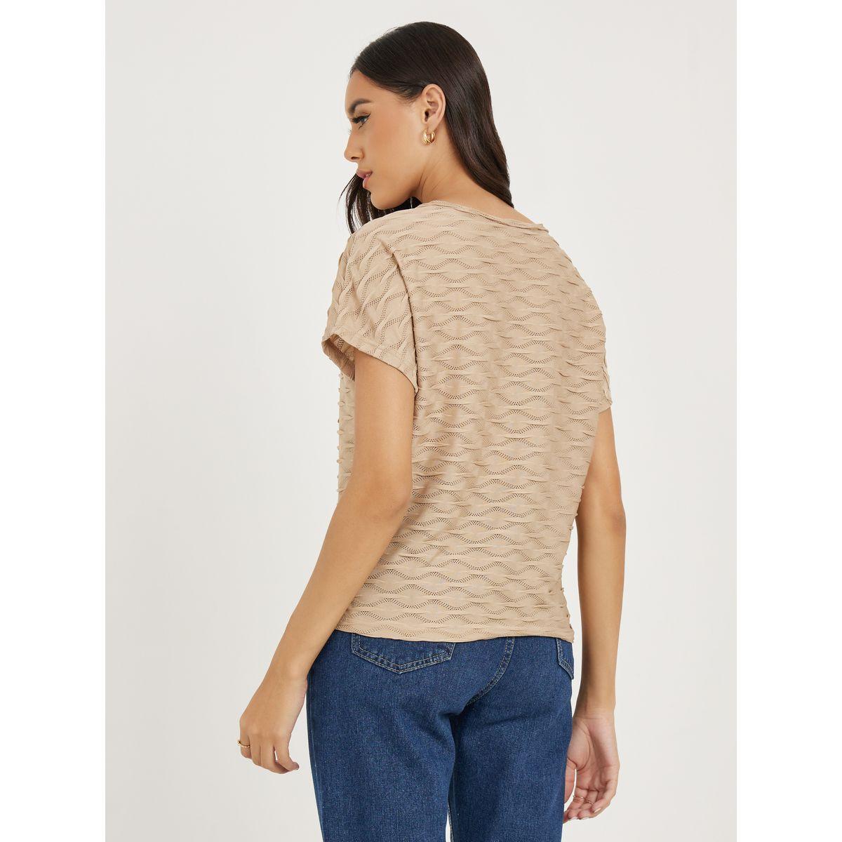 Styli Textured Round Neck Knit Top-women-clothing-shirtsandblouses-blouses-image-5