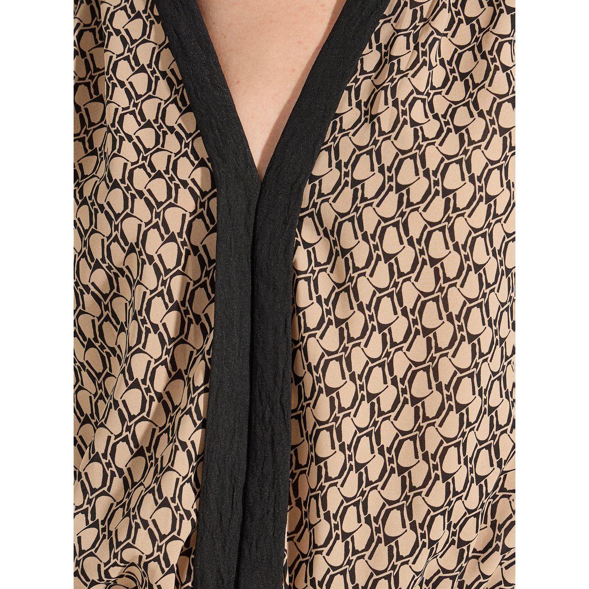 Styli Geo Graphic Print Frill Sleeves Bodysuit-women-clothing-tshirts-image-4