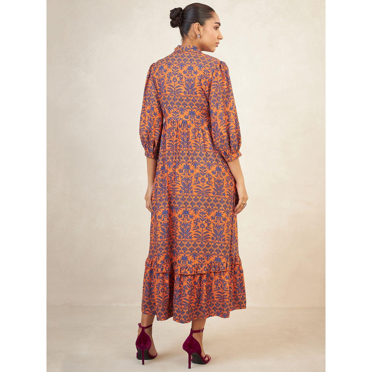 Femmella X Styli  All Over Print Tiered Maxi Dress-women-clothing-dresses-image-5