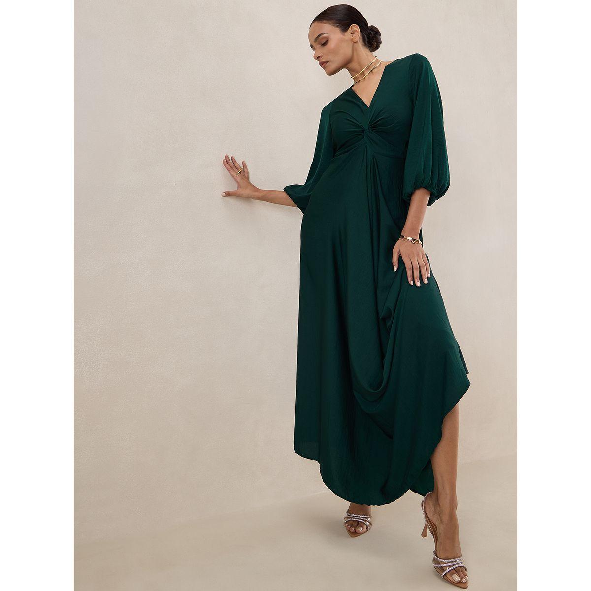 Femmella X Styli  Satin Front Twisted Maxi Dress-women-clothing-dresses-image-6