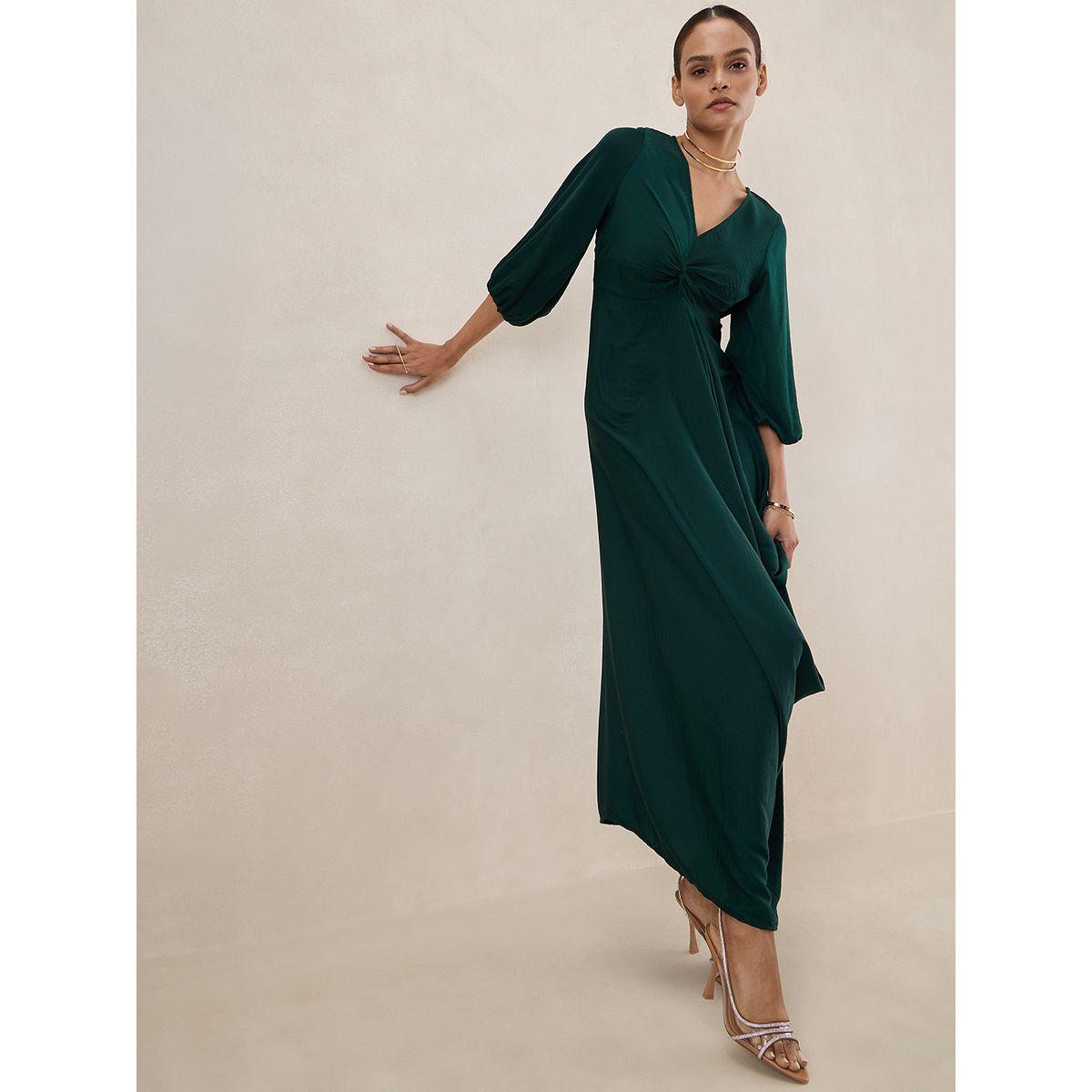Femmella X Styli  Satin Front Twisted Maxi Dress-women-clothing-dresses-image-7