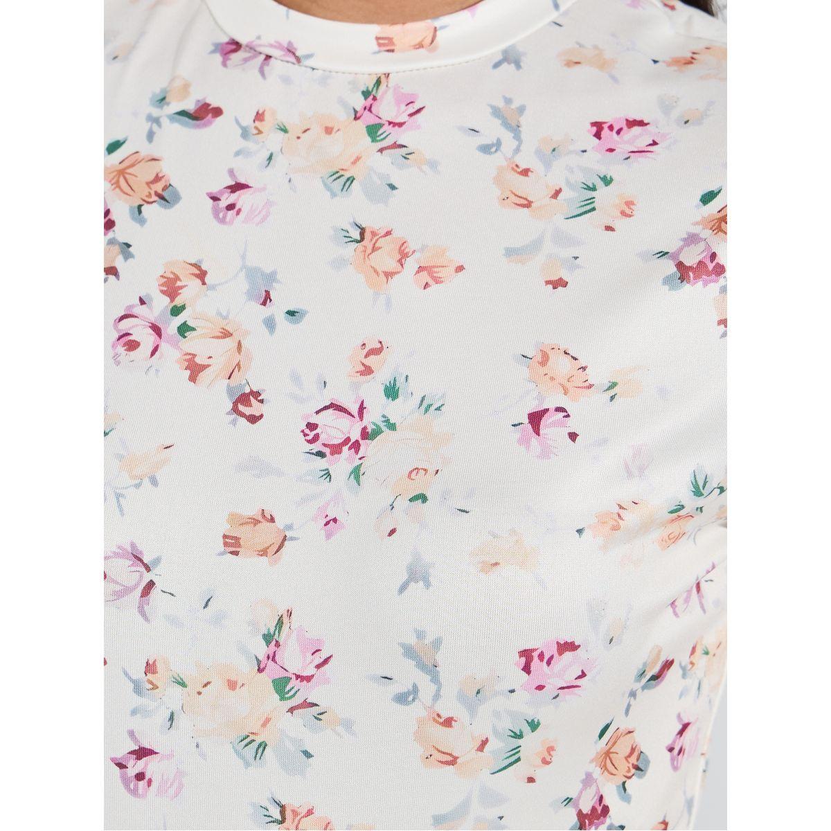 Styli Floral Printed T-shirt Bodysuit-women-clothing-tshirts-image-4
