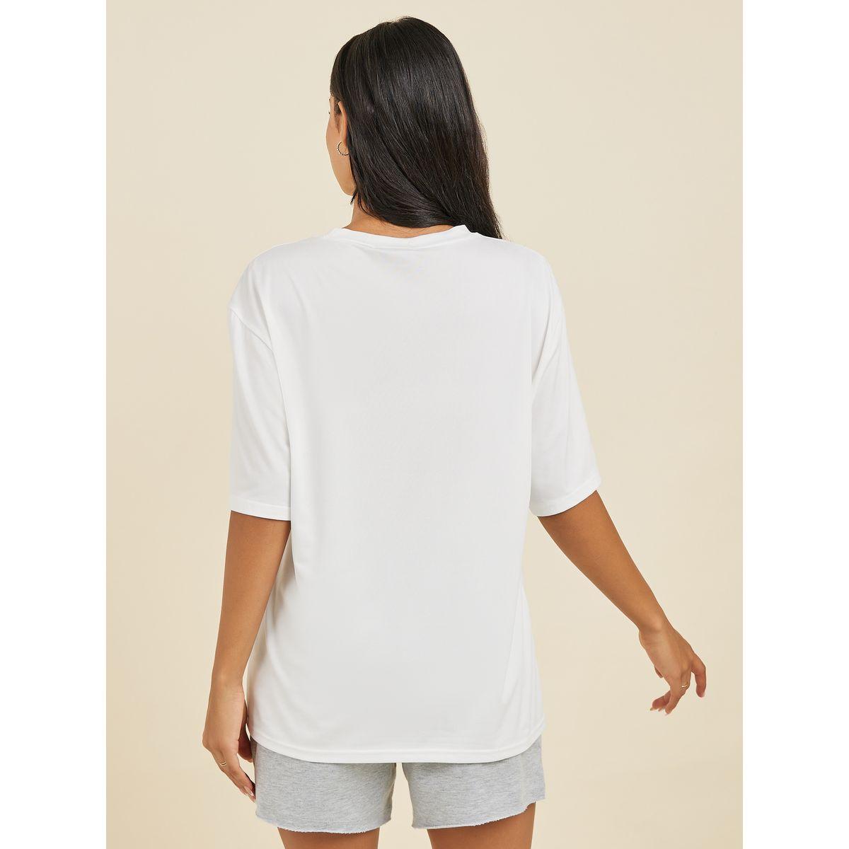 Styli Oversized Floral Graphic Print Drop Shoulder T-Shirt-women-clothing-tshirts-image-4