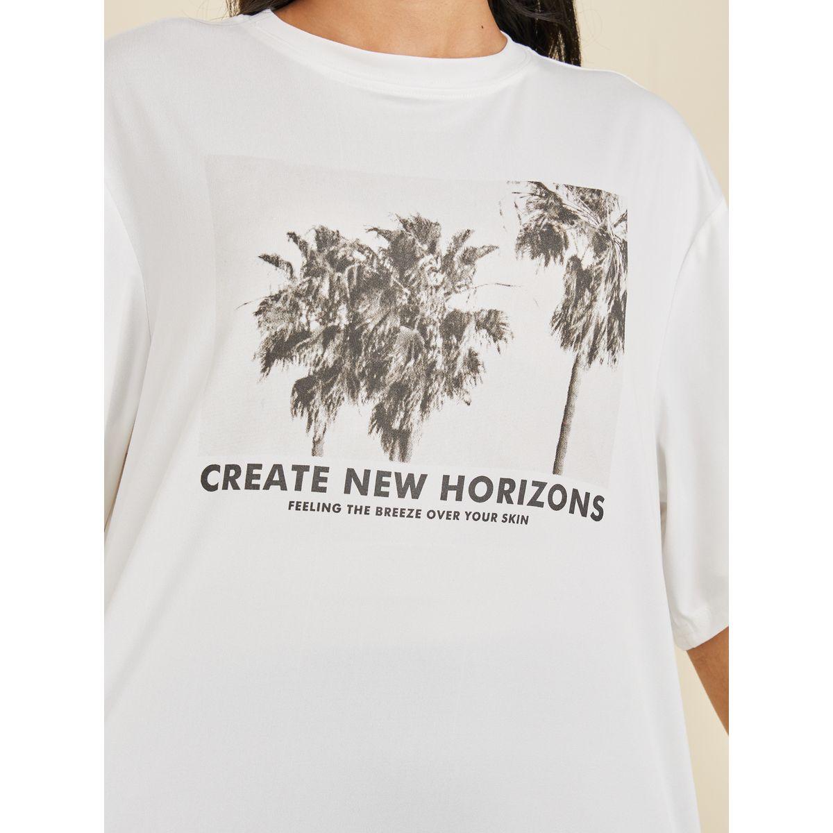 Styli Oversized Front Graphic Print Longline T-Shirt-women-clothing-tshirts-image-3