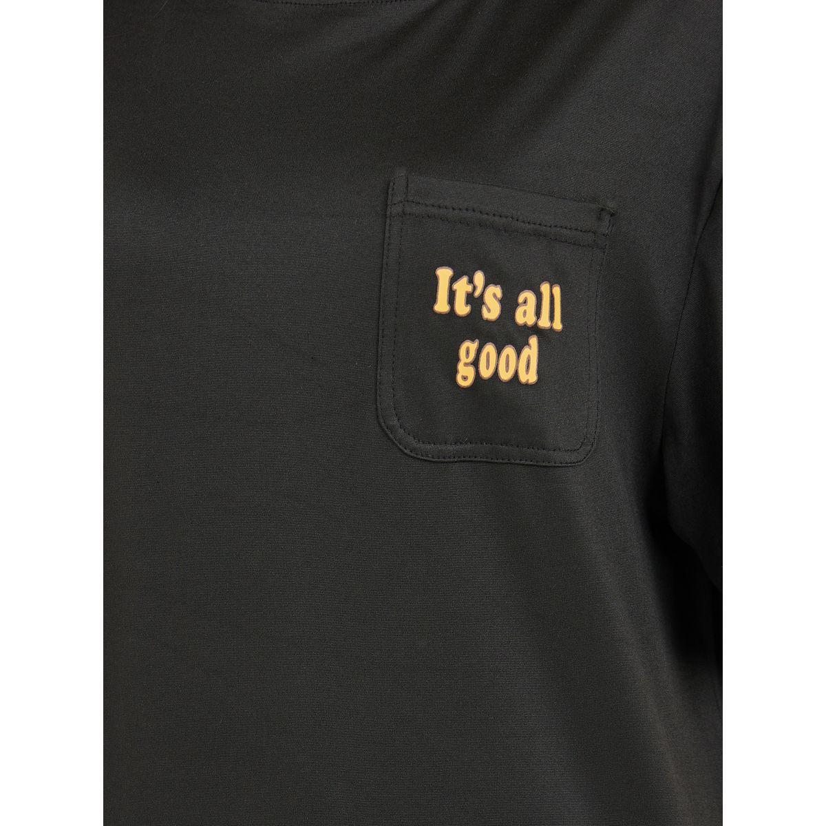 Styli Oversized Front Slogan Pocket Detail Longline T-Shirt-women-clothing-tshirts-image-3