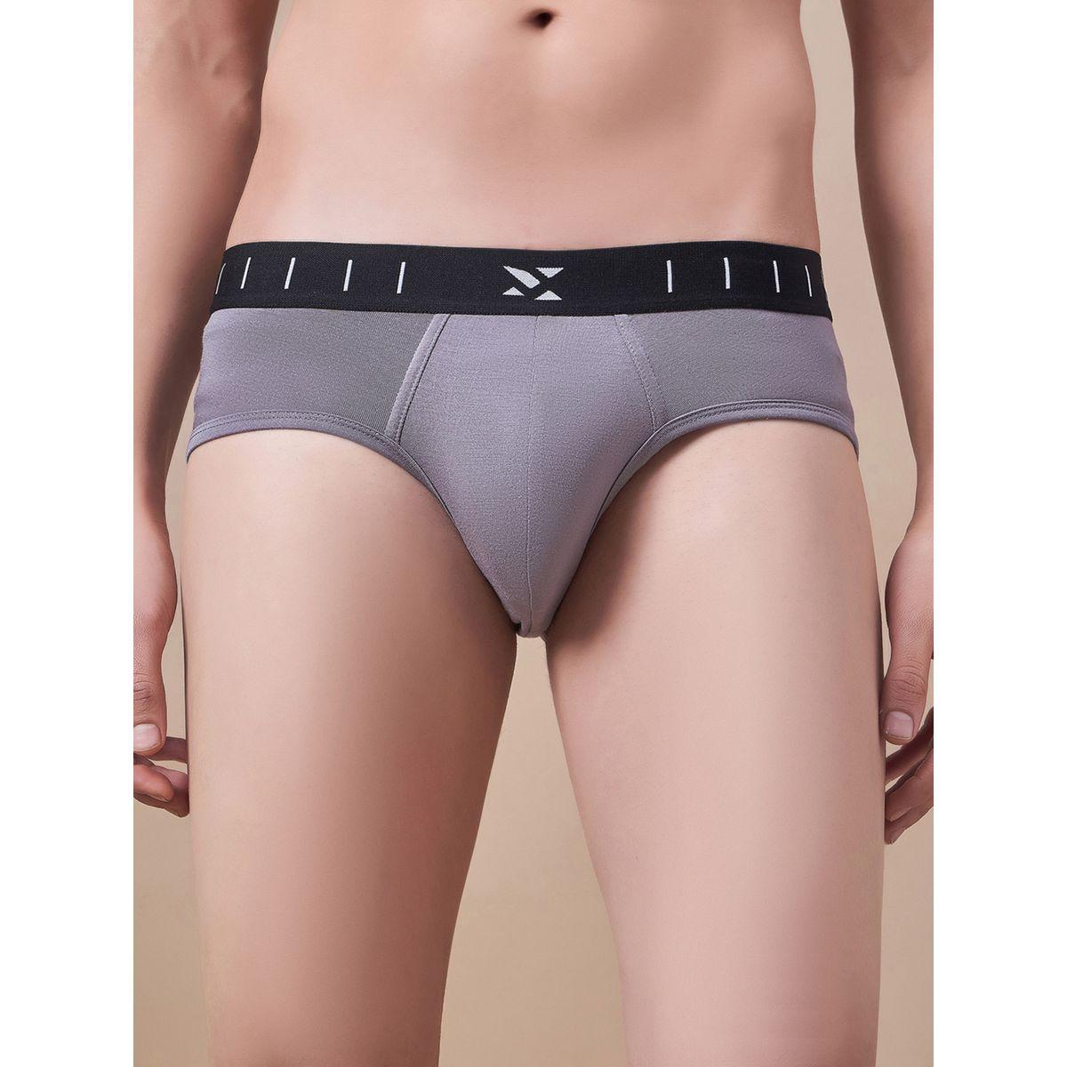Masch Sports X Styli  Pack of 2 - Solid Briefs with Brand Icon Waistband-men-clothing-innerwear-underwear-image-2