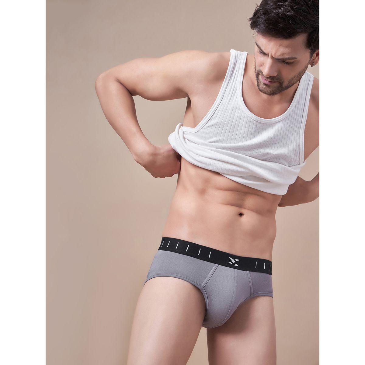 Masch Sports X Styli  Pack of 2 - Solid Briefs with Brand Icon Waistband-men-clothing-innerwear-underwear-image-6