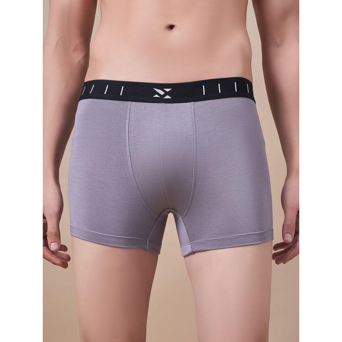 Masch Sports X Styli  Pack of 3 - Solid Trunks with Brand Icon Waistband-men-clothing-innerwear-underwear-image-2