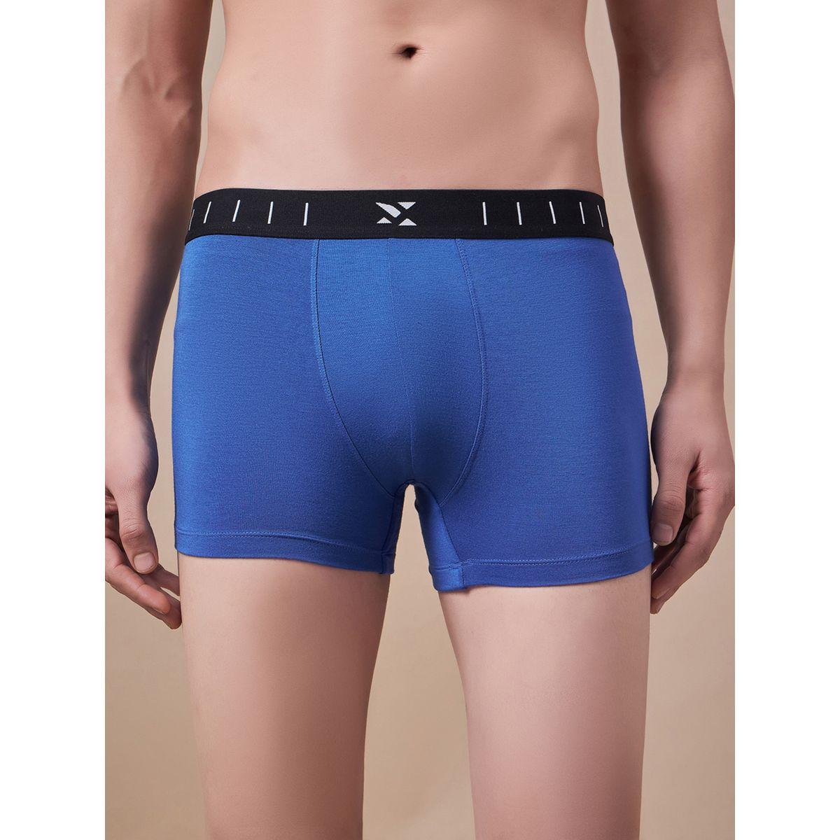 Masch Sports X Styli  Pack of 3 - Solid Trunks with Brand Icon Waistband-men-clothing-innerwear-underwear-image-3