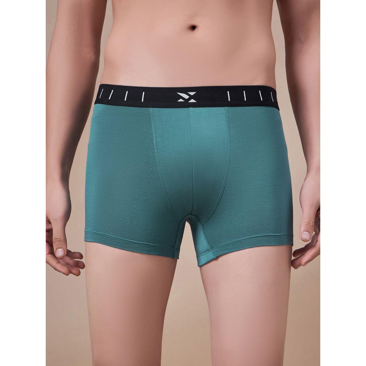 Masch Sports X Styli  Pack of 3 - Solid Trunks with Brand Icon Waistband-men-clothing-innerwear-underwear-image-3