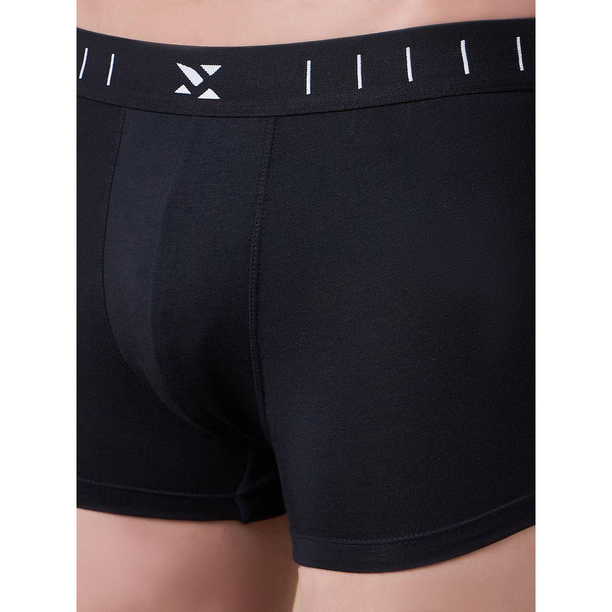 Masch Sports X Styli  Pack of 3 - Solid Trunks with Brand Icon Waistband-men-clothing-innerwear-underwear-image-5