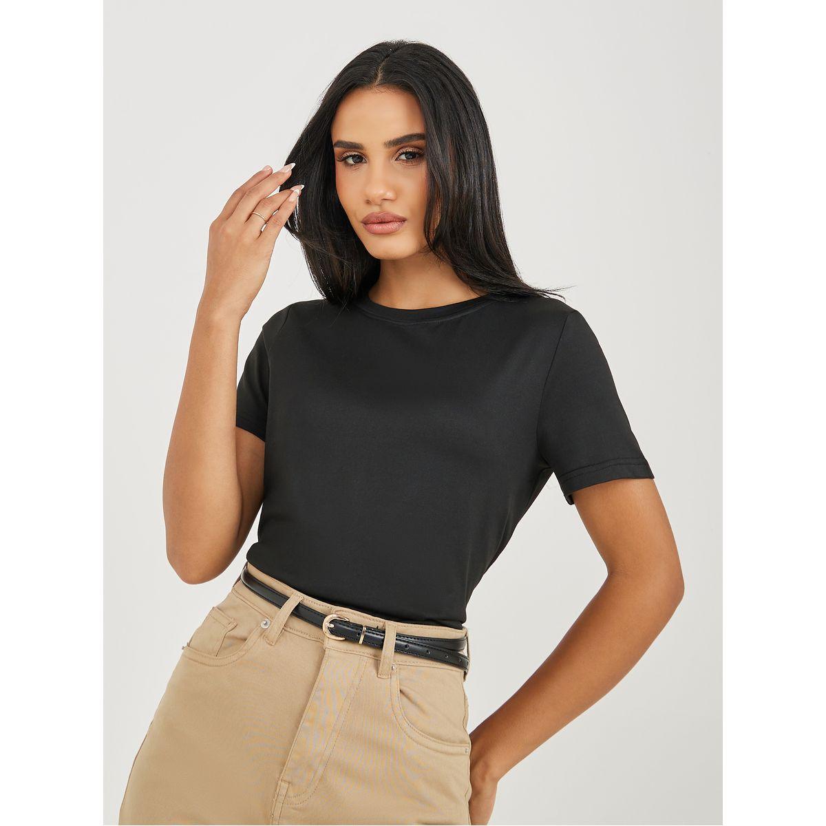 Styli Regular Fit Basic Round Neck T-Shirt-women-clothing-tshirts-image-5