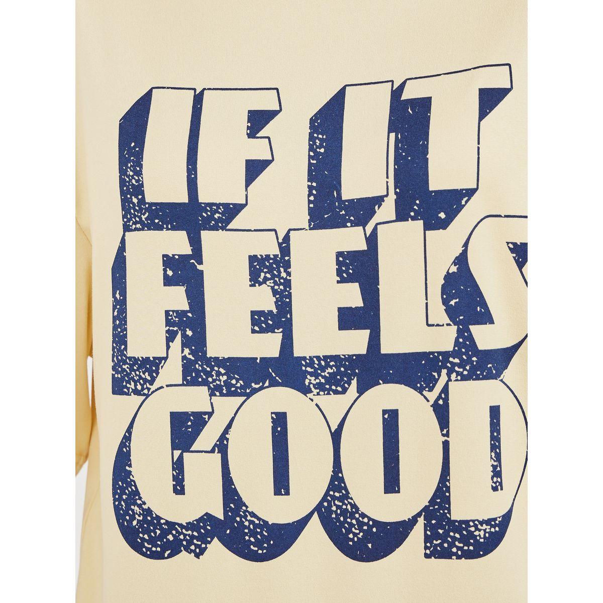 Styli Oversized Feels Good Slogan Drop Shoulder T-Shirt-women-clothing-tshirts-image-3