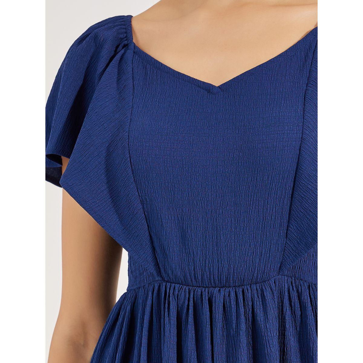 فستان ميدي بتفاصيل كشكش وكسرات-women-clothing-dresses-image-3