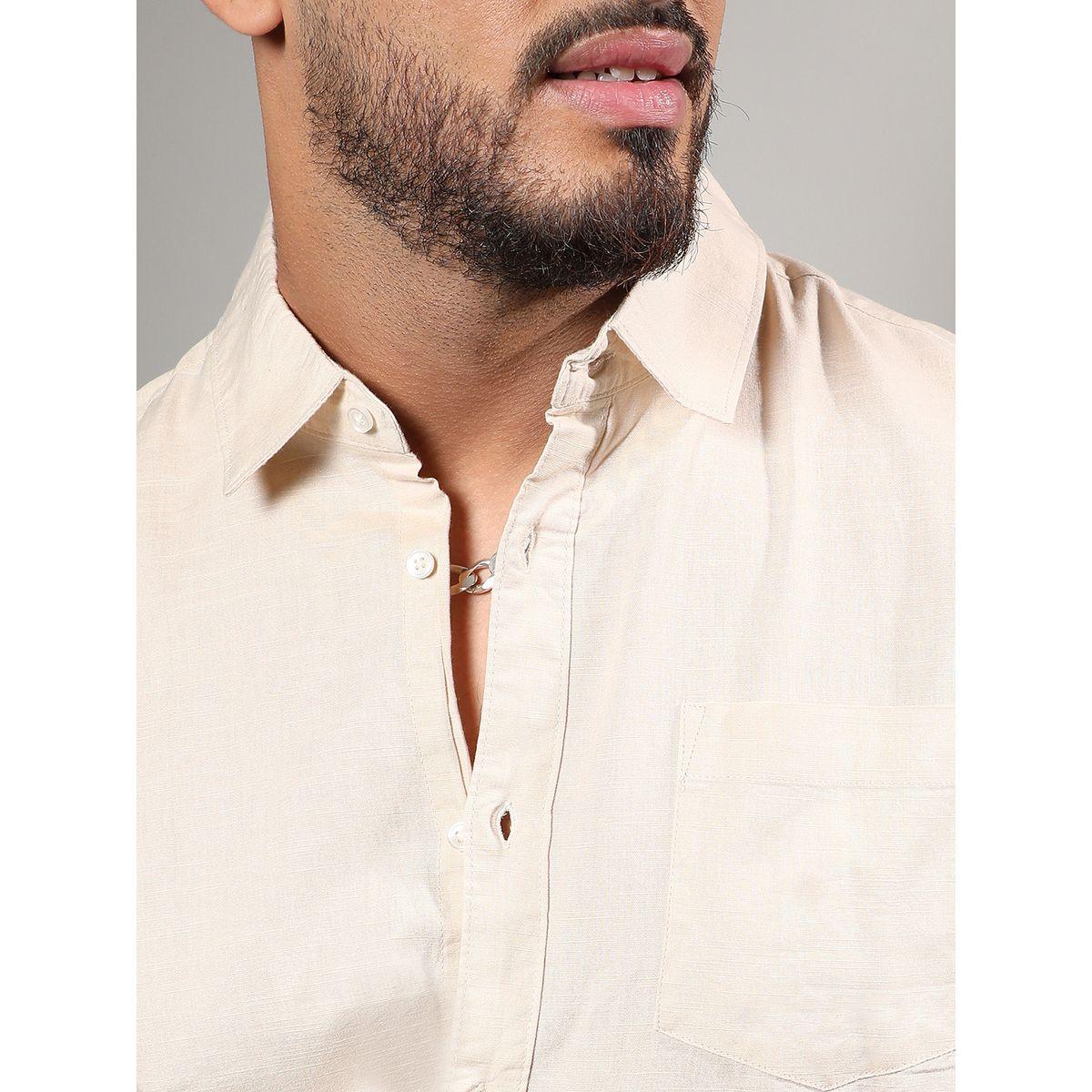 Instafab Plus X Styli  Classic Cotton Regular Fit Shirt-men-clothing-tshirtsandpolos-tshirts-image-2