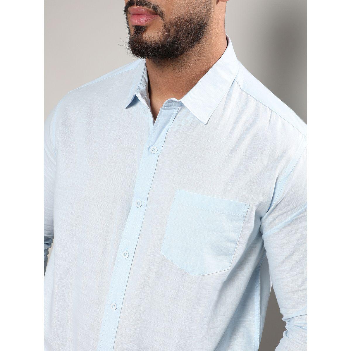 Instafab Plus X Styli  Classic Cotton Regular Fit Shirt-men-clothing-tshirtsandpolos-tshirts-image-2