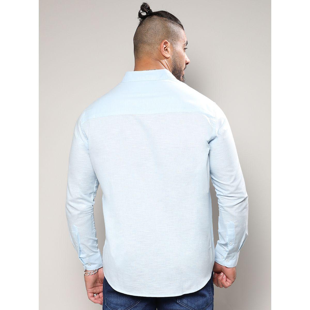 Instafab Plus X Styli  Classic Cotton Regular Fit Shirt-men-clothing-tshirtsandpolos-tshirts-image-3