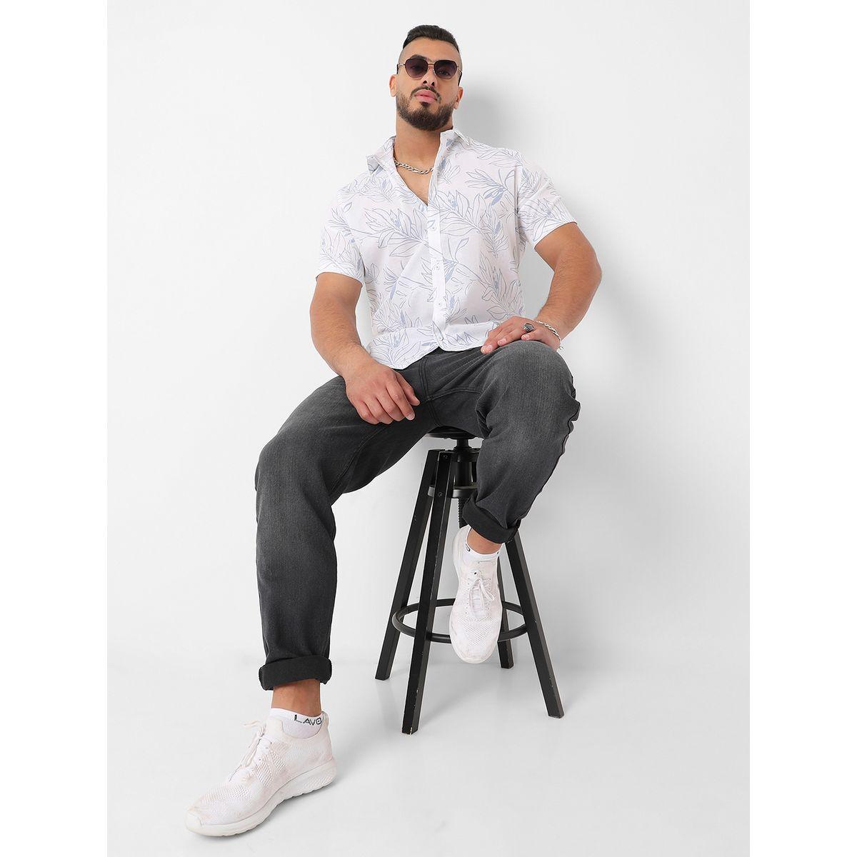 Instafab Plus X Styli  Classic Floral Print Casual Shirt-men-clothing-tshirtsandpolos-tshirts-image-5