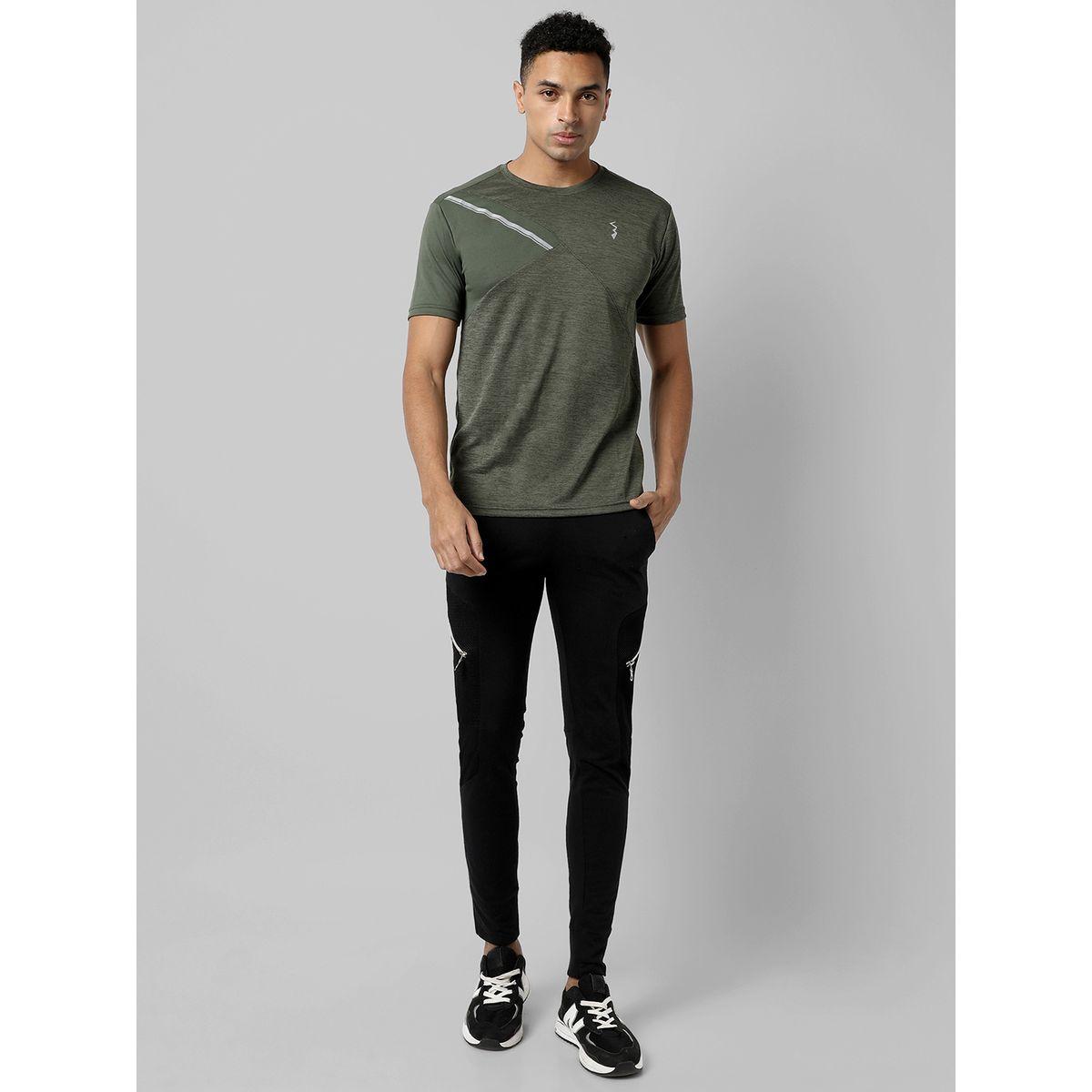 Campus Sutra X Styli  Contrast Heathered Activewear T-Shirt-men-clothing-sportswearandactivewear-tshirtsandpolos-image-4